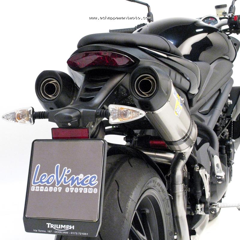 echappement moto TRIUMPH Speed triple 1050 2011 LEOVINCE LV ONE FD-8512_3